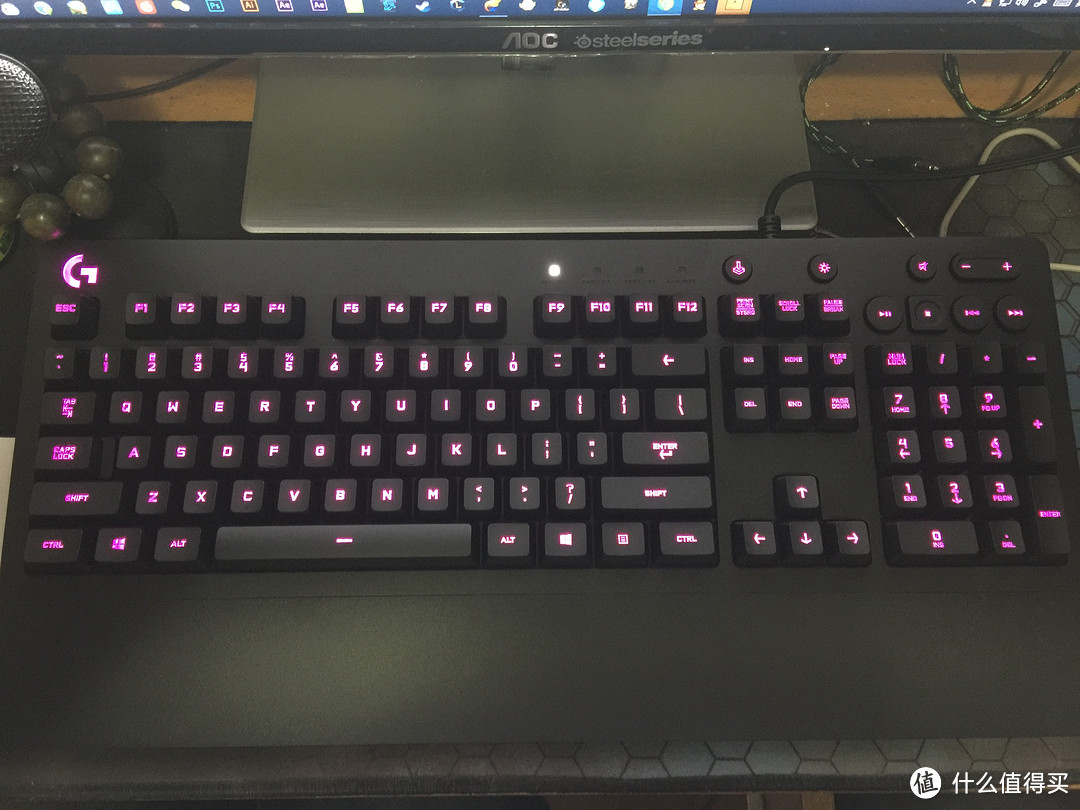 给每一个爱玩的人！Logitech G213 Prodigy RGB 游戏键盘