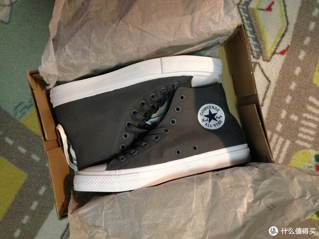 Lunar加持！CONVERSE 匡威 Chuck Taylor All Star II 高帮帆布鞋（附与一代对比）