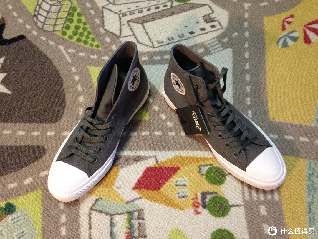 Lunar加持!CONVERSE 匡威 Chuck Taylor All Star II 高帮帆布鞋(附与一代对比)