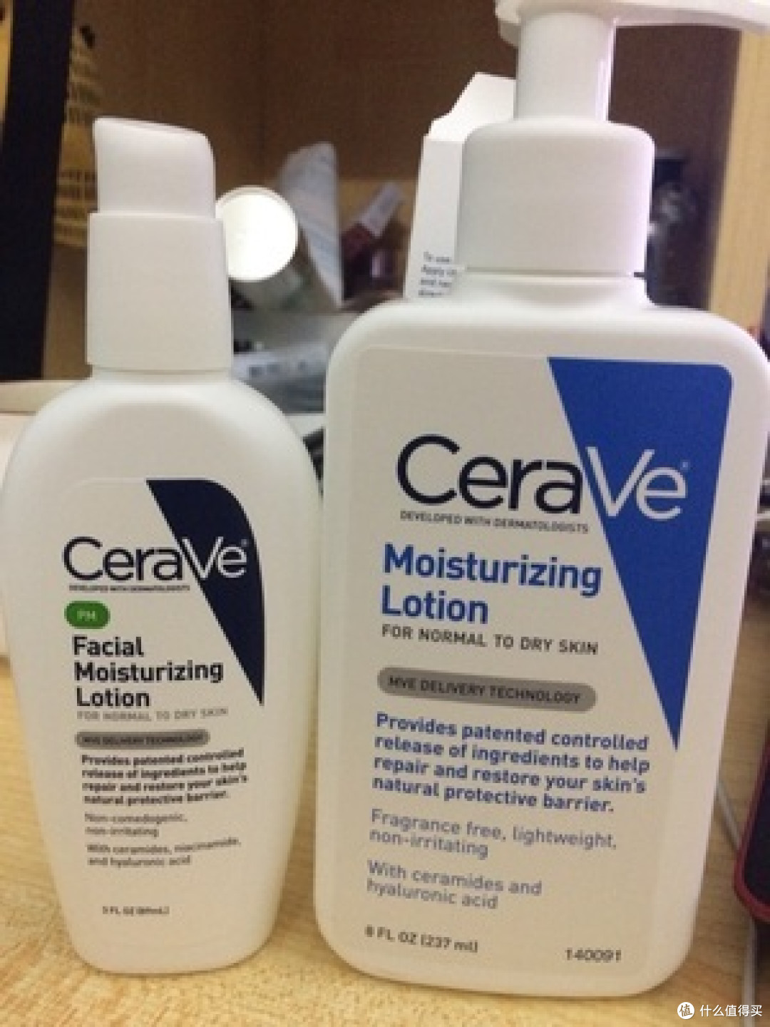 cerave全天候保湿乳液& pm晚霜测评