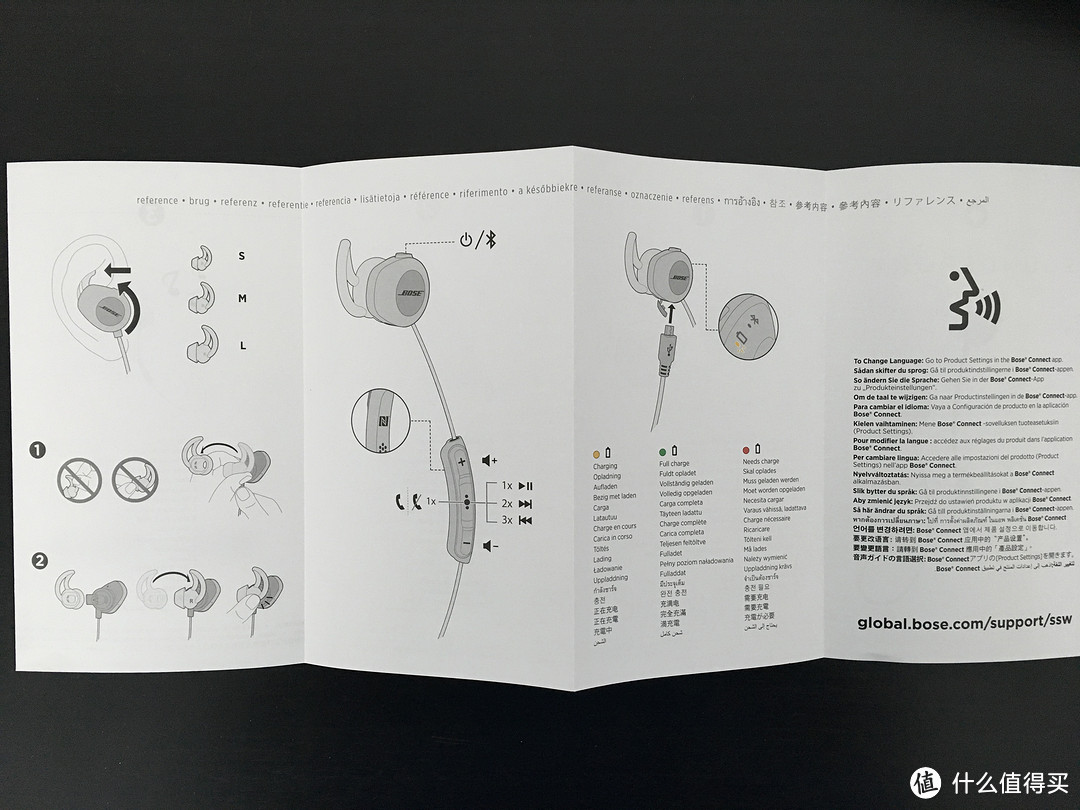 BOSE® - SoundSport® wireless headphones 开箱晒物