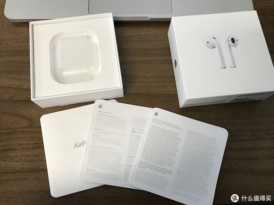 到店直接购买，量产版开箱晒机——Apple 苹果 AirPods 无线耳机