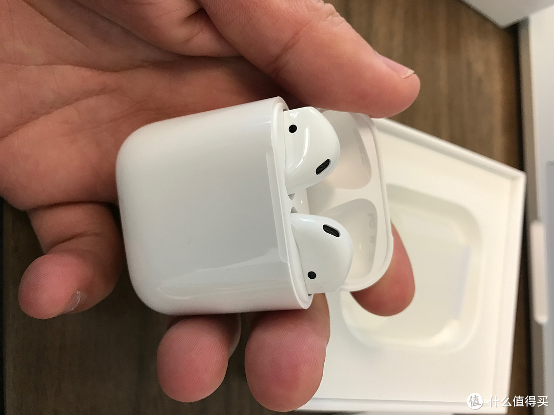 到店直接购买，量产版开箱晒机——Apple 苹果 AirPods 无线耳机