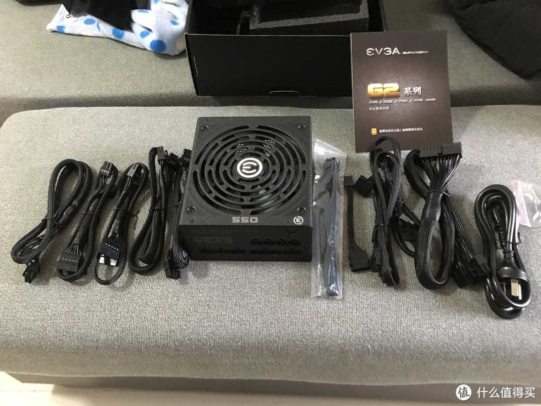 EVGA 550 G2 电源开箱及简易装机