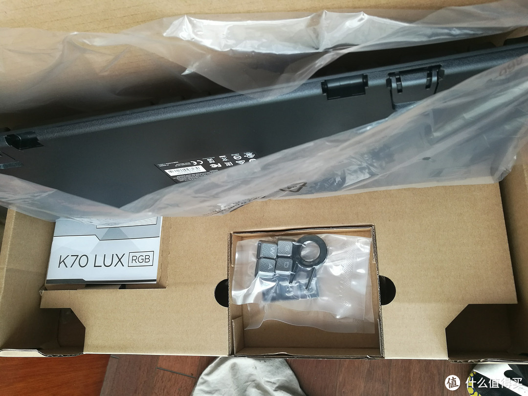 双12小白入坑机械键盘：CORSAIR 美商海盗船 K70 LUX RGB 茶轴