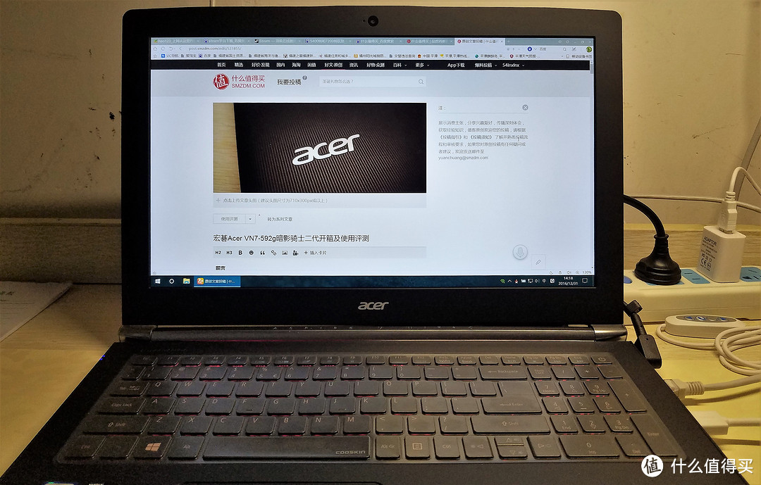 Acer 宏碁 VN7-592g暗影骑士二代 开箱评测及使用了两个月的心得体会