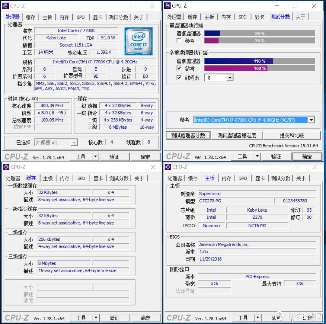 Intel 7TH CPU和Z270主板值得升级吗？I7 7700K和Z270先测为快！