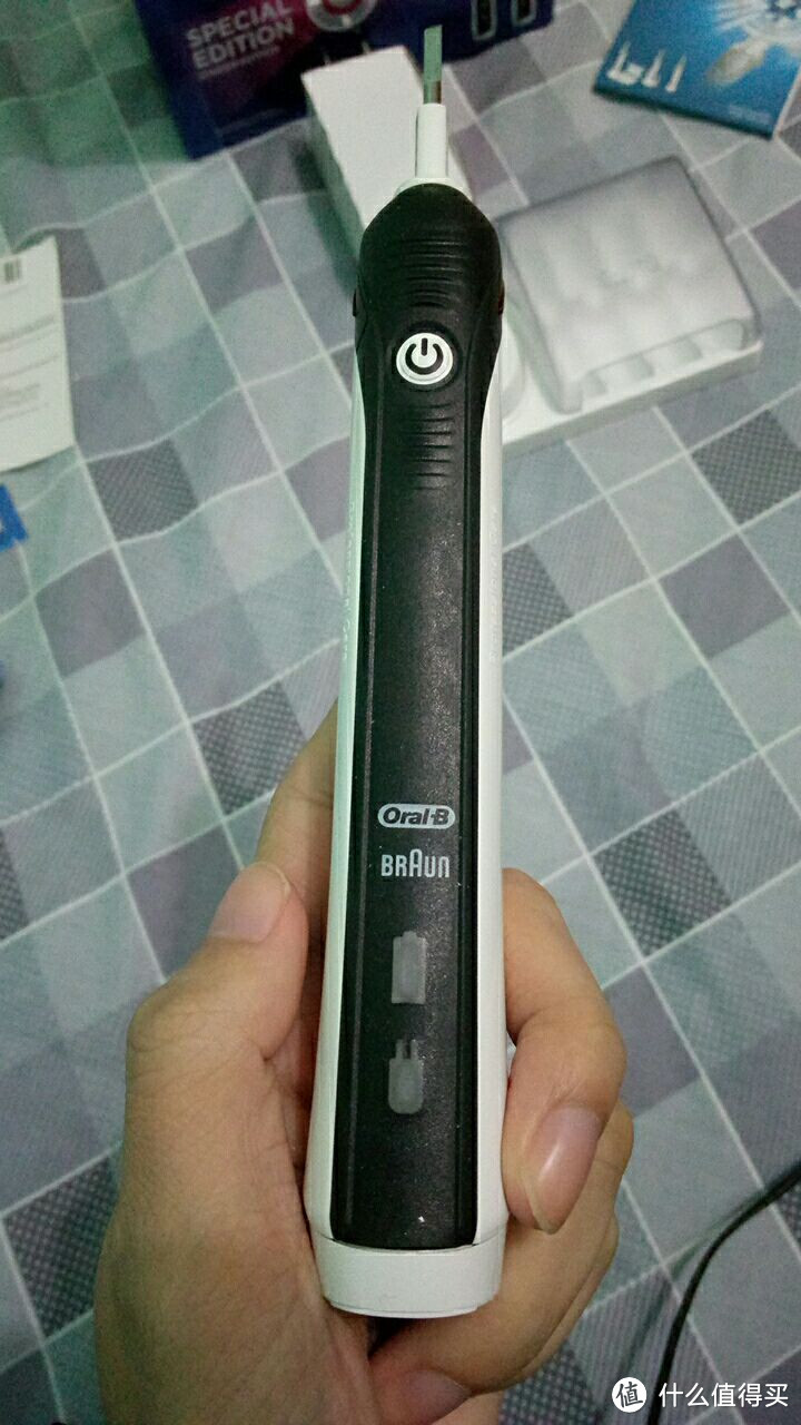 #原创新人#英亚海外购 Braun  博朗 欧乐 Oral-B  Pro 4900电动牙刷开箱晒贴