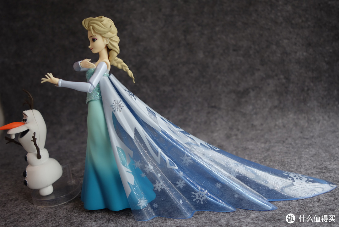 #本站首晒# Let it go~ FIGMA 冰雪奇缘 爱尔莎&雪宝 涂装可动模型（多图）