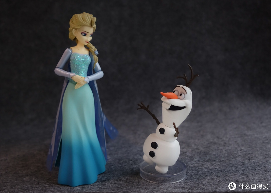 #本站首晒# Let it go~ FIGMA 冰雪奇缘 爱尔莎&雪宝 涂装可动模型（多图）