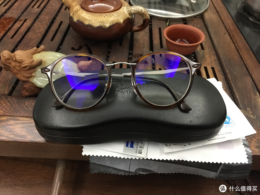 #原创新人# Zeiss 蔡司 数码型钻立方防蓝光膜镜片+Ray·Ban 雷朋 眼镜架RB7073 网购入手心得