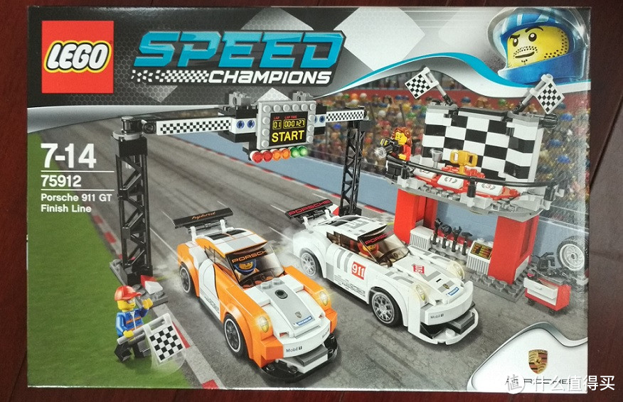 LEGO 乐高 超级赛车系列 75912 保时捷911GT终点站