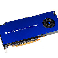 AMD RADEON PRO WX 7100 显卡外观展示(外壳|接口|风扇)