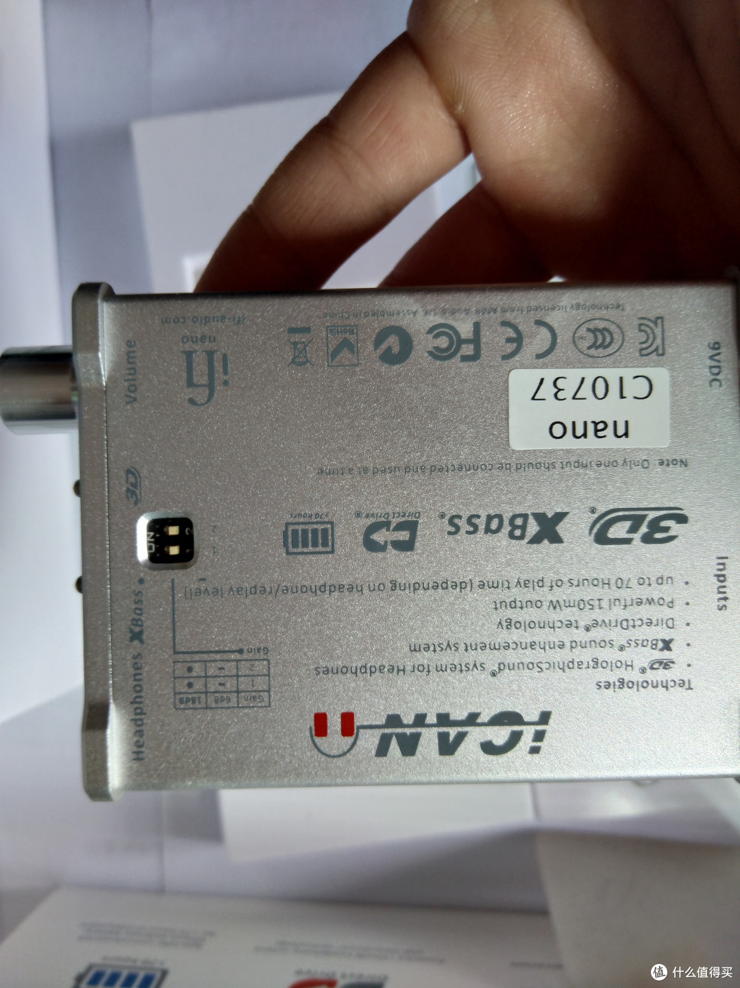 iFi NANO iCAN 耳机放大器 开箱及简评