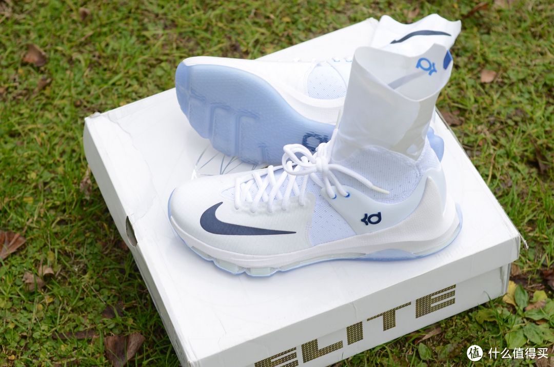 #本站首晒# 袜子能上天！ NIKE 耐克 KD8 Elite Ⅱ 篮球鞋