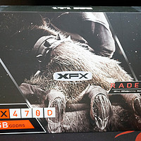 讯景 RX470D黑狼版外观展示(风扇|背板|底座|鳍片|电源线)