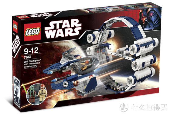 7661 Jedi Starfighter with Hyperdrive Booster Ring 