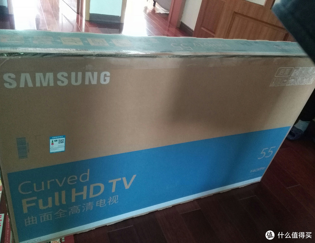 低价位曲面电视首选！SAMSUNG 三星 UA55KC20SAJXXZ 55英寸曲面智能液晶电视