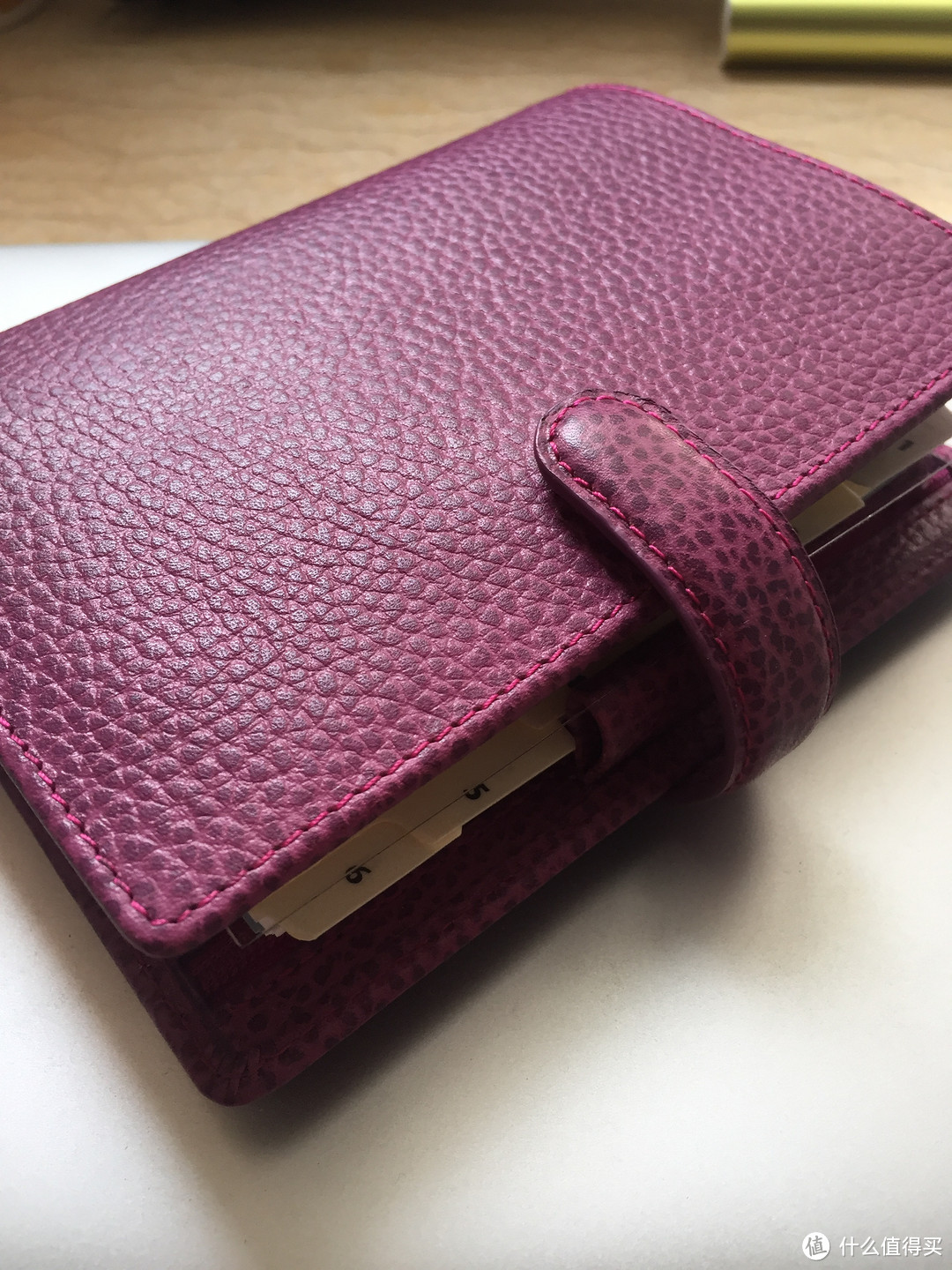 FILOFAX 025342 Finsbury pocket 手帐 树莓色 晒单