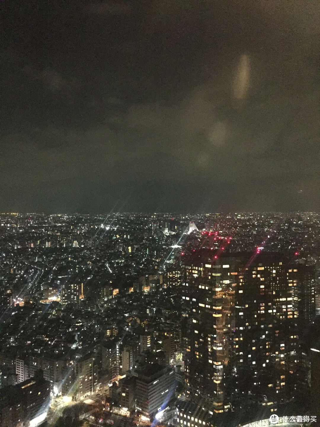 东京夜樱，筑地高达