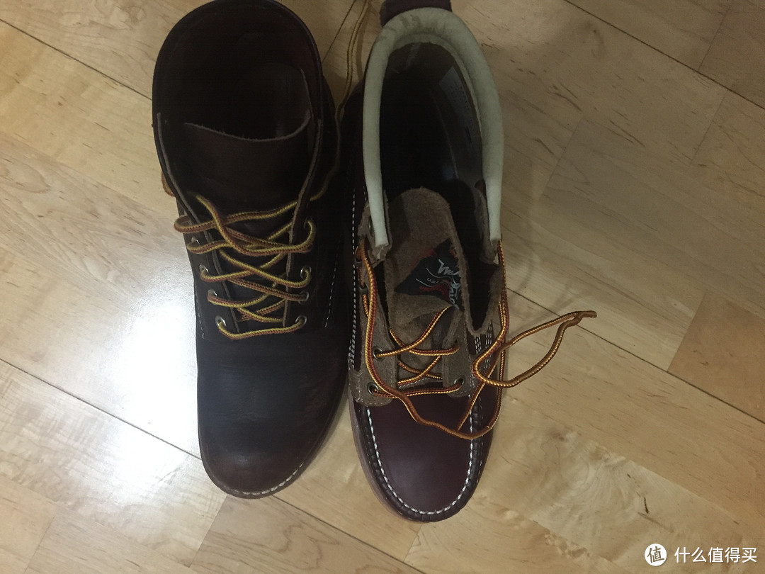 #本站首晒#一双美式工装靴的自我修养：Woolrich Woodsman 工装靴 对比RW 8196