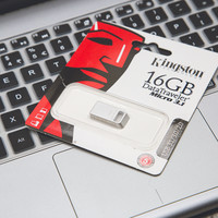 金士顿 USB3.1 16G 金属U盘外观展示(接口|logo)