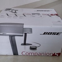 Bose Companion5 多媒体扬声器音箱外观展示(卫星喇叭|低音单元|接口)