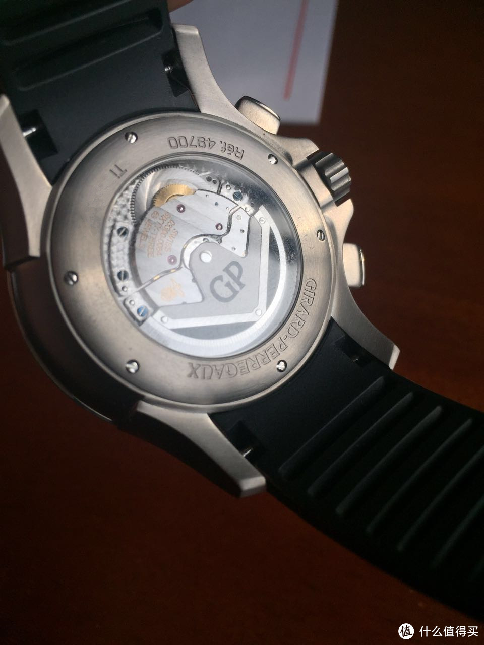 #本站首晒# 什么值得买带我去疯狂——网购的最贵商品 Girard-Perregaux 芝柏 49700 男士手表