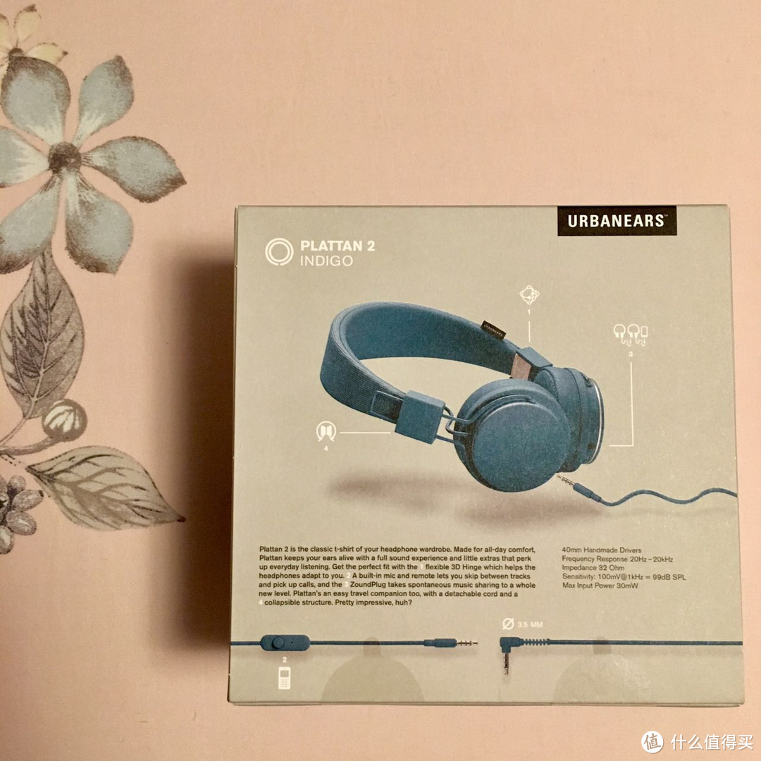 瑞典潮牌 Urbanears 靛青色 Plattan 2 耳机