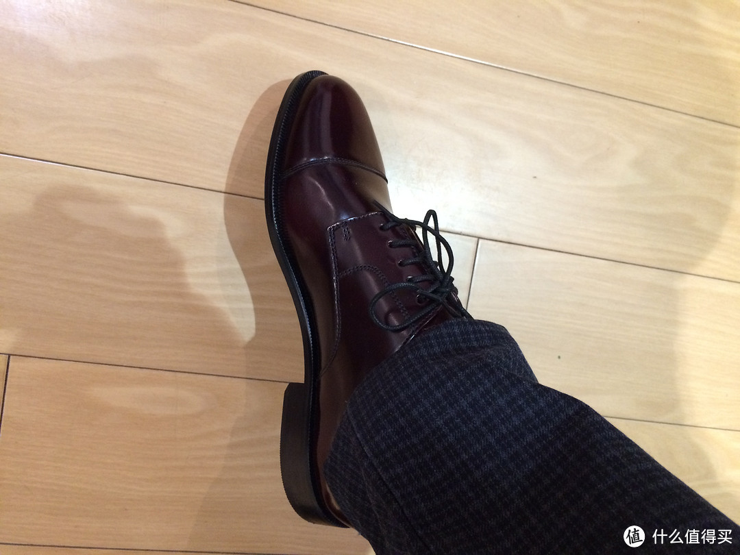 Cole Haan 酒红色帅气正装皮鞋 开箱贴