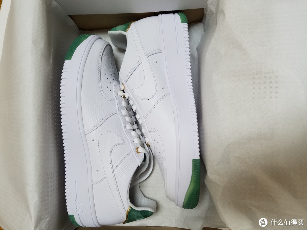 #原创新人# NIKE 耐克 Air Force 1 Nai Ke “Jade”系列 休闲运动鞋