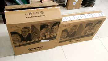 联想 扬天T4900C 台式机开箱晒物(主机|显示器|底座|电源线|面板)