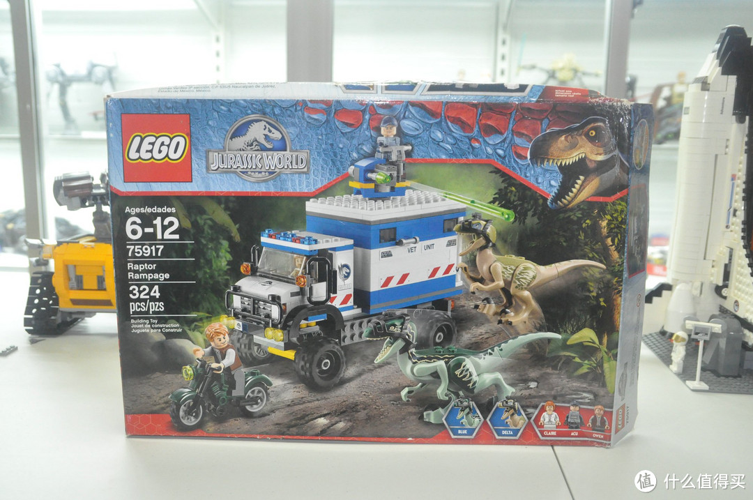 LEGO 乐高 Jurassic World 侏罗纪世界系列 75917 迅猛龙暴走