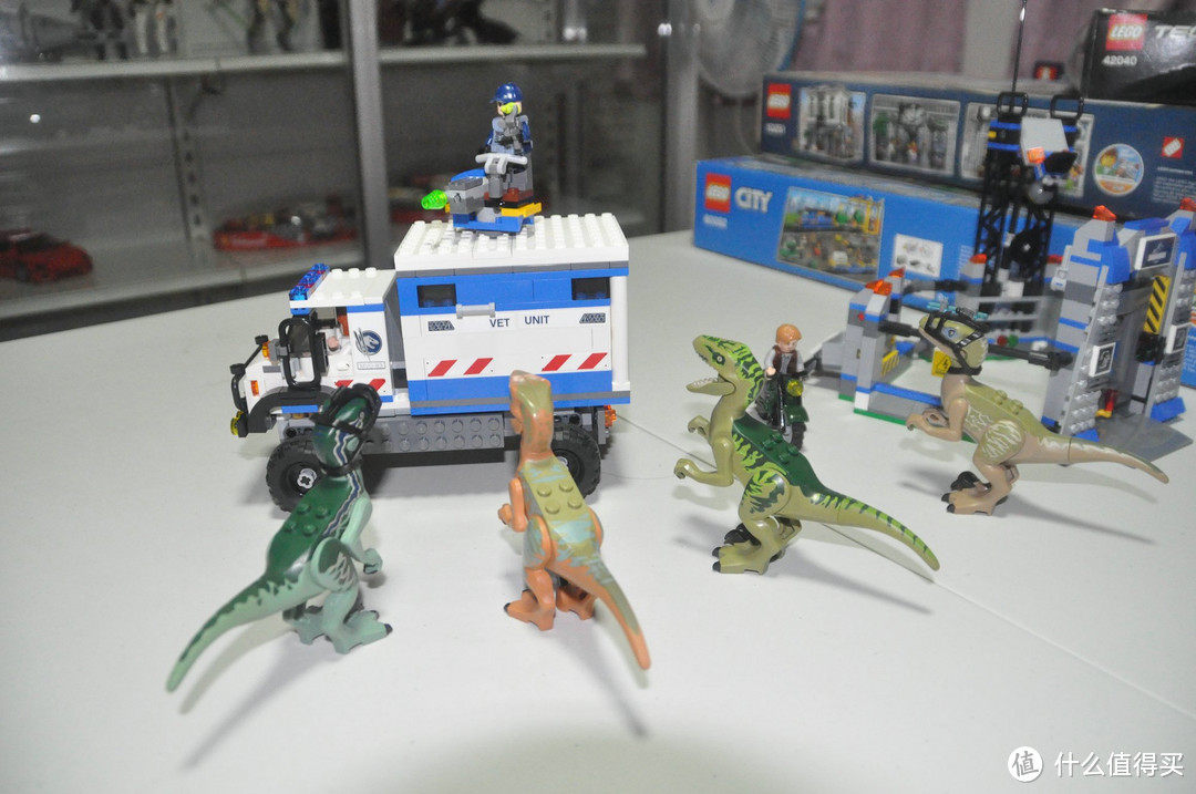 LEGO 乐高 Jurassic World 侏罗纪世界系列 75917 迅猛龙暴走