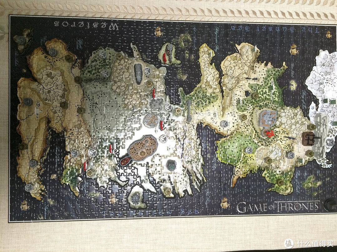 #原创新人#维斯特洛大陆之北境之王(熊)出没：4D Cityscape Game of Thrones: Westeros Puzzle 拼图
