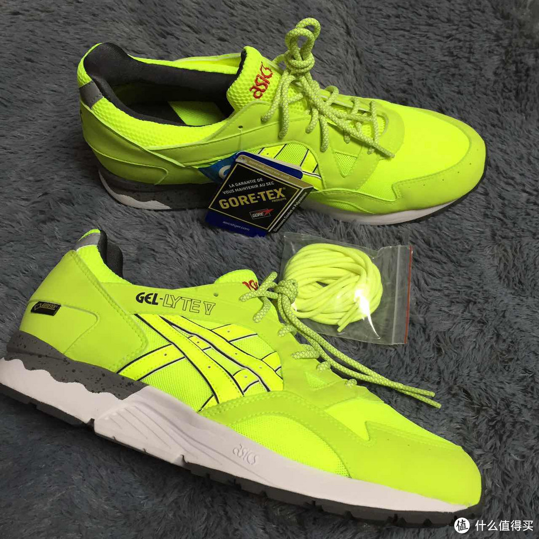 UBIQ x Asics Gel Lyte V "Hazard" 亚瑟士运动鞋GOTEX版与普通版对比