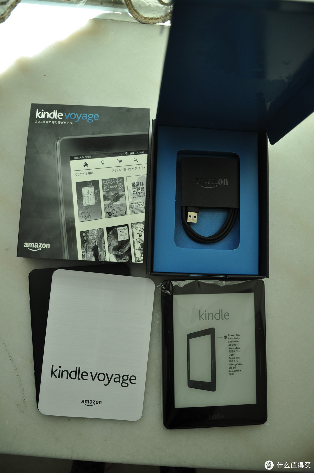Amazon 亚马逊 Kindle Voyage 电子阅读器 开箱，以及日亚换货的那事儿