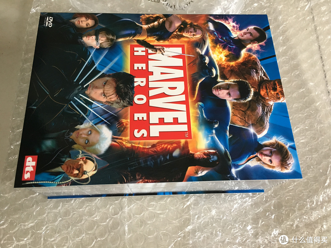 日本2区版 MARVEL 漫威 英雄电影 DVD礼盒装 开箱