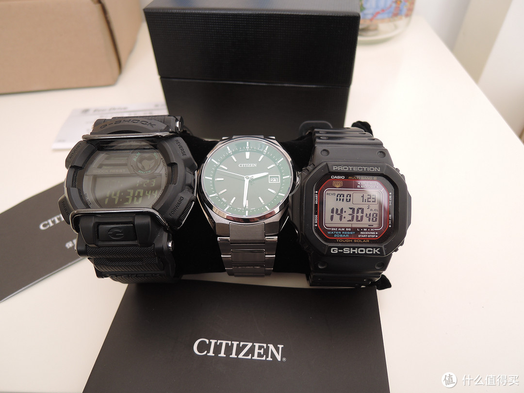 我的第三块表——CITIZEN 西铁城 CB3010-57E钛合金光动能电波表