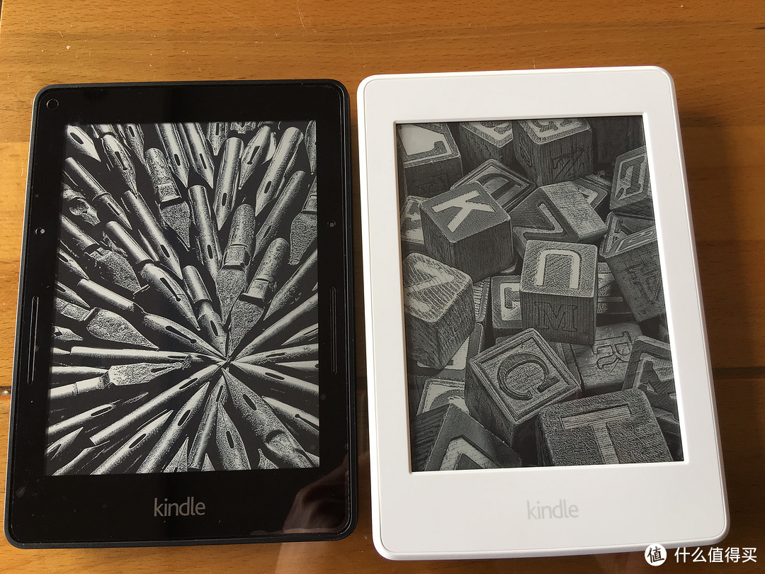 Amazon 亚马逊 Kindle Paperwhite 3 与voyage的一点点感受