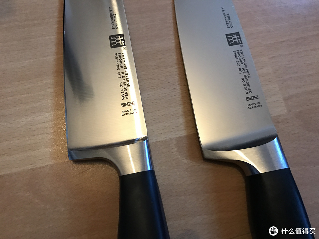 #本站首晒# Zwilling 双立人 Vier Stern & Pure 套刀 晒单及对比