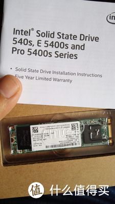 intel 英特尔 SSD540s 固态硬盘 开箱