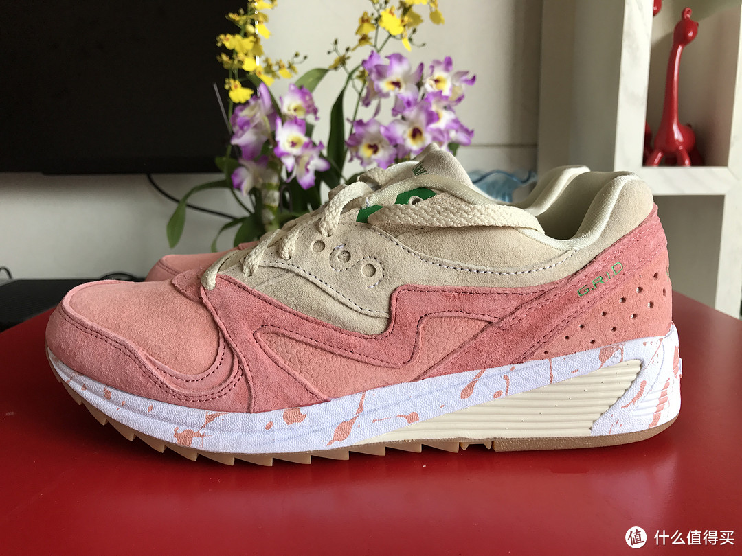 在剁手的路上越走越远5：Saucony 圣康尼 Grid 8000 'Shrimp Scampi'