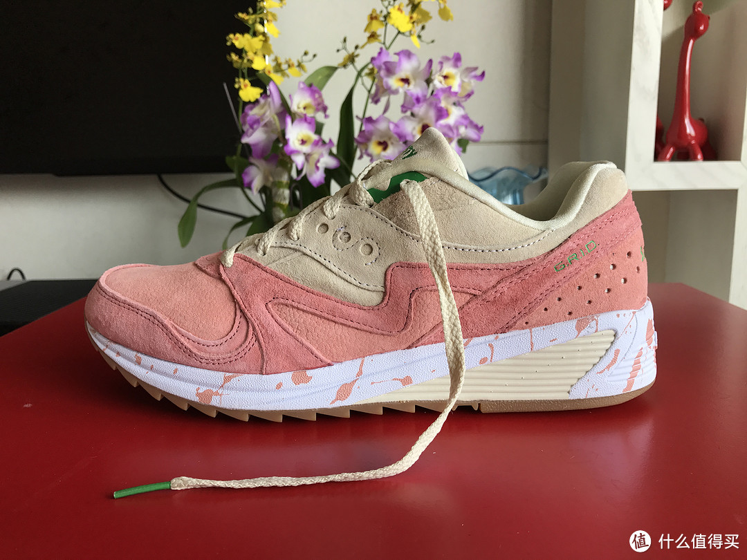 在剁手的路上越走越远5：Saucony 圣康尼 Grid 8000 'Shrimp Scampi'