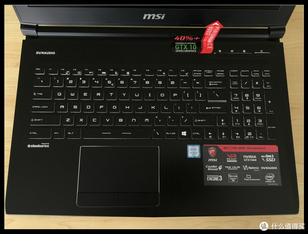 #本站首晒# MSI 微星 GT62VR笔记本电脑 新春伪开箱