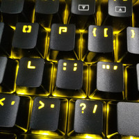 狂拽酷炫灯光特效！AJAZZ机械战警合金机械键盘黑色青轴