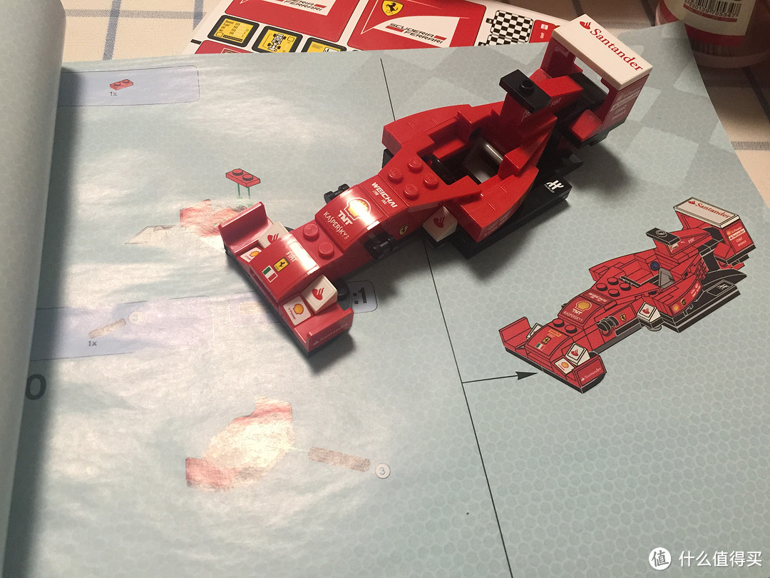 一眼就喜欢上的 LEGO 乐高 75913 F14 T & Scuderia 法拉利重卡