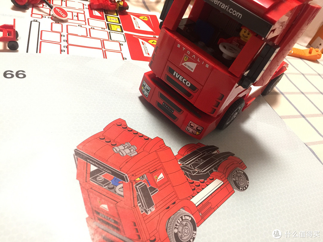 一眼就喜欢上的 LEGO 乐高 75913 F14 T & Scuderia 法拉利重卡