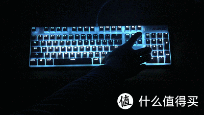 AJAZZ黑爵机械键盘 月光白 茶轴冰蓝 体验