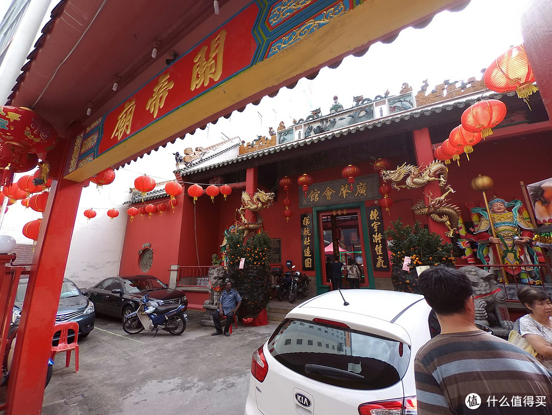 ▲唐人街附近的中国寺庙